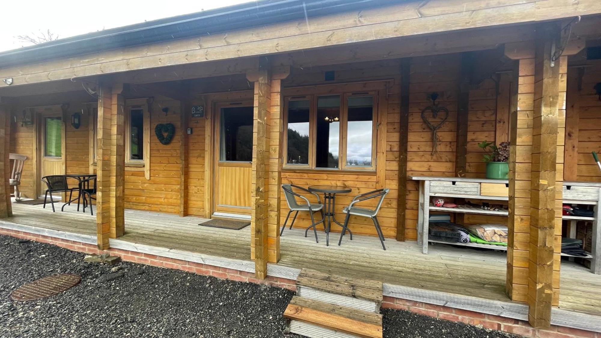 Blossom Cabin - Little Log Cabin In Wales Newtown  Buitenkant foto